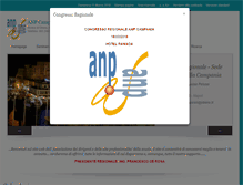 Tablet Screenshot of anpcampania.it